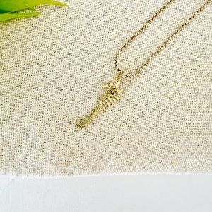 Seahorse Necklace Catherine Weitzman Gold Vermeil